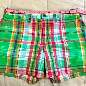 Plaid shorts